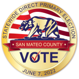 June 7, 2022 Statewide Direct Primary Election Pin