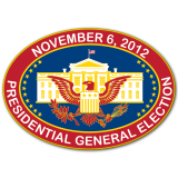 November 6, 2012 Election Pin