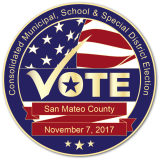November 7, 2017 Election Pin